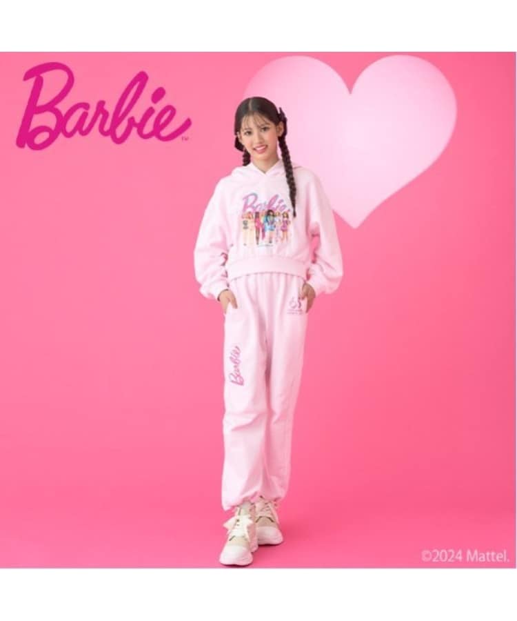 メゾピアノジュニア(mezzo piano junior)のBarbie／2WAYスウェットパンツ4