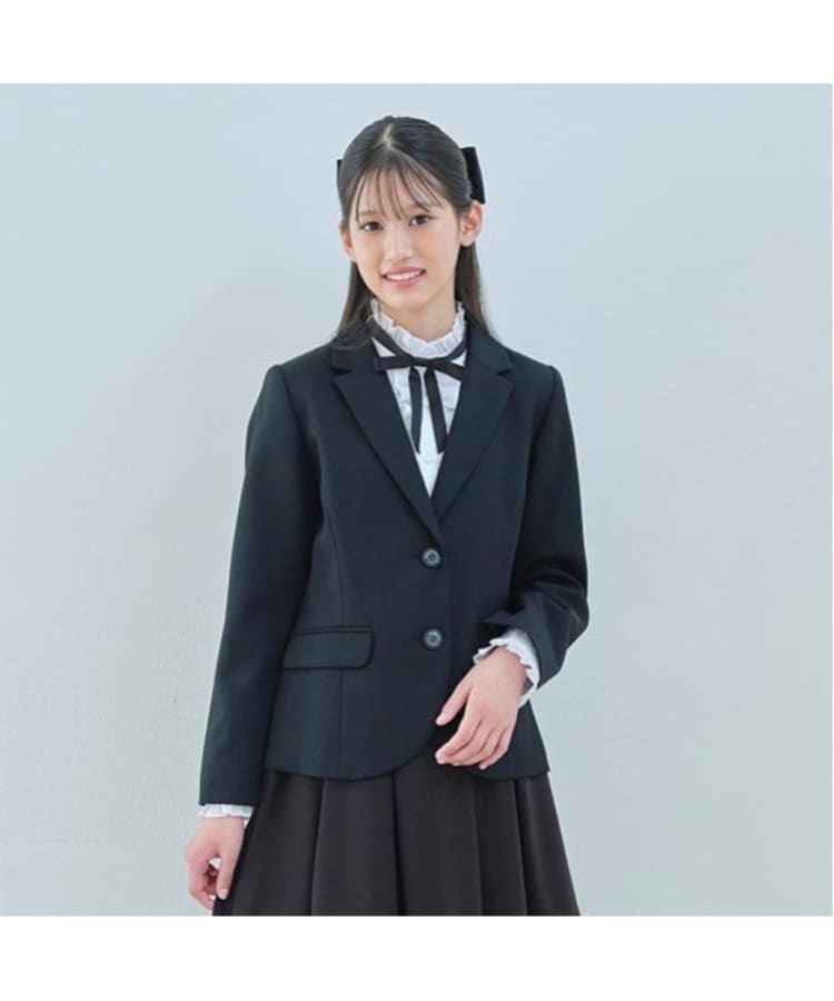 メゾピアノジュニア(mezzo piano junior)のスタンドフリルブラウス14