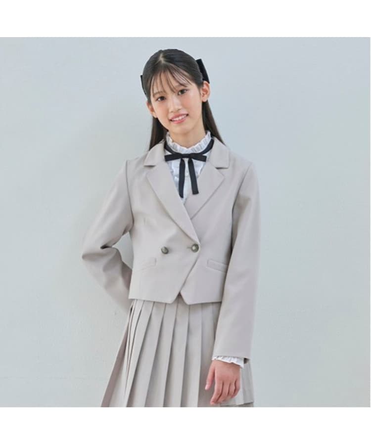 メゾピアノジュニア(mezzo piano junior)のスタンドフリルブラウス17