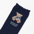 メゾピアノジュニア(mezzo piano junior)の★くまちゃんクルーソックス1