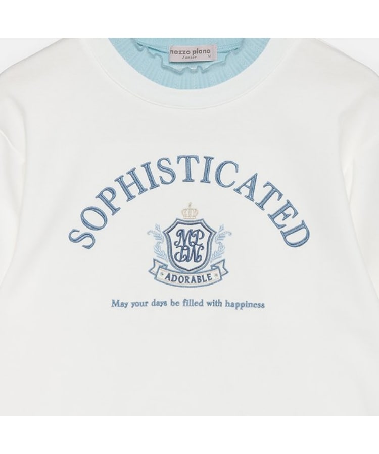 メゾピアノジュニア(mezzo piano junior)の★レイヤード風カレッジ長袖Tシャツ3