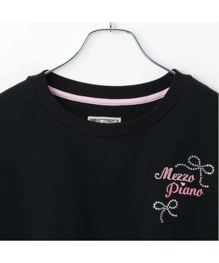 ベリエちゃん 袖アップリケTシャツ(Tシャツ) | mezzo piano ベリエちゃん 袖アップリケTシャツ(Tシャツ) | mezzo piano
