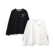 メゾピアノジュニア(mezzo piano junior)のベリエちゃん 袖アップリケTシャツ10