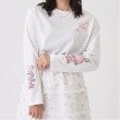 メゾピアノジュニア(mezzo piano junior)のベリエちゃん 袖アップリケTシャツ15