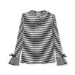 メゾピアノジュニア(mezzo piano junior)の★ベルスリーブテレコ長袖Tシャツ ブラック(219)