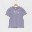 メゾピアノジュニア(mezzo piano junior)の【抗菌・消臭】デイジーネックレス半袖Tシャツ ブルー(191)