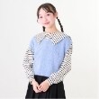 メゾピアノジュニア(mezzo piano junior)のシャギーベスト＆セーラー長袖Tシャツセット4