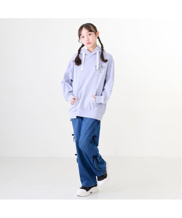 サイドリボン内側あったかパラシュートパンツ(その他) | mezzo サイドリボン内側あったかパラシュートパンツ(その他) | mezzo