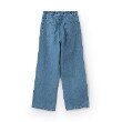 メゾピアノジュニア(mezzo piano junior)の【人気商品再入荷】【直営店で取り扱い無し】美脚ルーズストレートデニムパンツ1