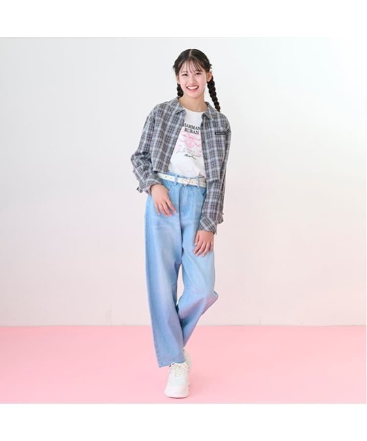 メゾピアノジュニア(mezzo piano junior)の袖ドロスト リボン長袖Tシャツ6