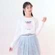メゾピアノジュニア(mezzo piano junior)の袖ドロスト リボン長袖Tシャツ2