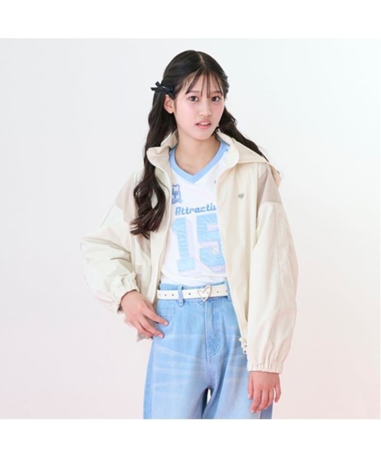 メゾピアノジュニア(mezzo piano junior)のナンバリング長袖Tシャツ13