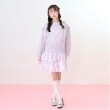 メゾピアノジュニア(mezzo piano junior)のラメメッシュニット＆半袖Tシャツセット24