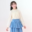 メゾピアノジュニア(mezzo piano junior)の袖シアーネックレスTシャツ4