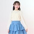 メゾピアノジュニア(mezzo piano junior)の袖シアーネックレスTシャツ5