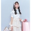 メゾピアノジュニア(mezzo piano junior)の【ニコ☆プチ・Cuugal掲載】リボン柄ボウタイつきフリルブラウス1