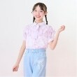 メゾピアノジュニア(mezzo piano junior)の【ニコ☆プチ・Cuugal掲載】リボン柄ボウタイつきフリルブラウス8