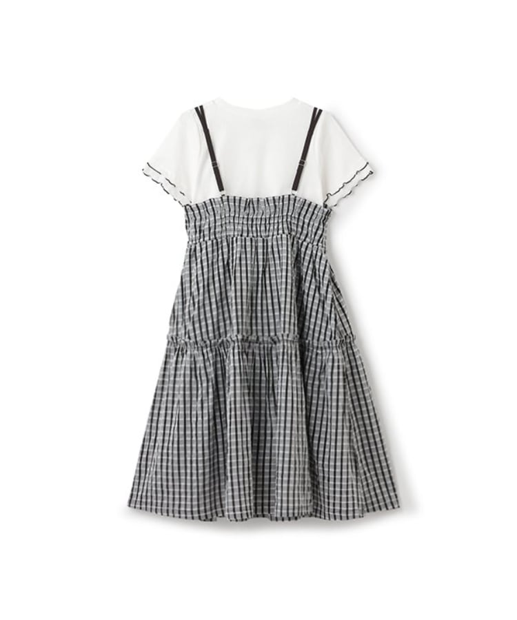 メゾピアノジュニア(mezzo piano junior)の【人気商品再入荷】【直営店で取り扱い無し】キャミワンピース＆メローTシャツセット1