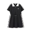 メゾピアノジュニア(mezzo piano junior)の【人気商品再入荷】【直営店で取り扱い無し】サイドラインワンピース ブラック(219)