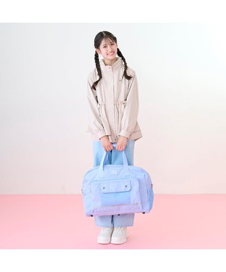 メゾピアノジュニア(mezzo piano junior)の【Cuugal掲載】トラベルポーチつき3WAYボストンバッグ4