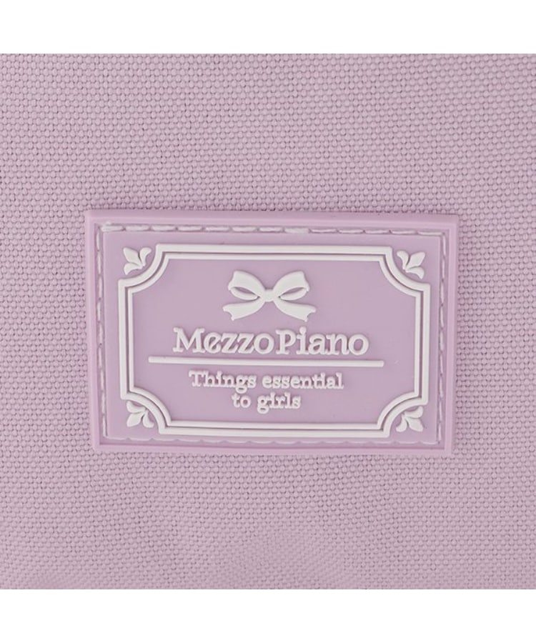 メゾピアノジュニア(mezzo piano junior)の【Cuugal掲載】クリアラメポーチつきリュック11