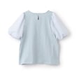 メゾピアノジュニア(mezzo piano junior)の【人気商品再入荷】【直営店で取り扱い無し】チェックぽわん袖ネックレスTシャツ1
