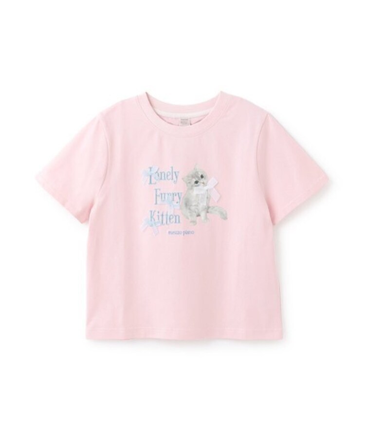 メゾピアノジュニア(mezzo piano junior)の【接触冷感】Lonely Kitten Tシャツ18