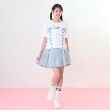 メゾピアノジュニア(mezzo piano junior)の【ニコ☆プチ掲載】袖パフレースアップTシャツ6