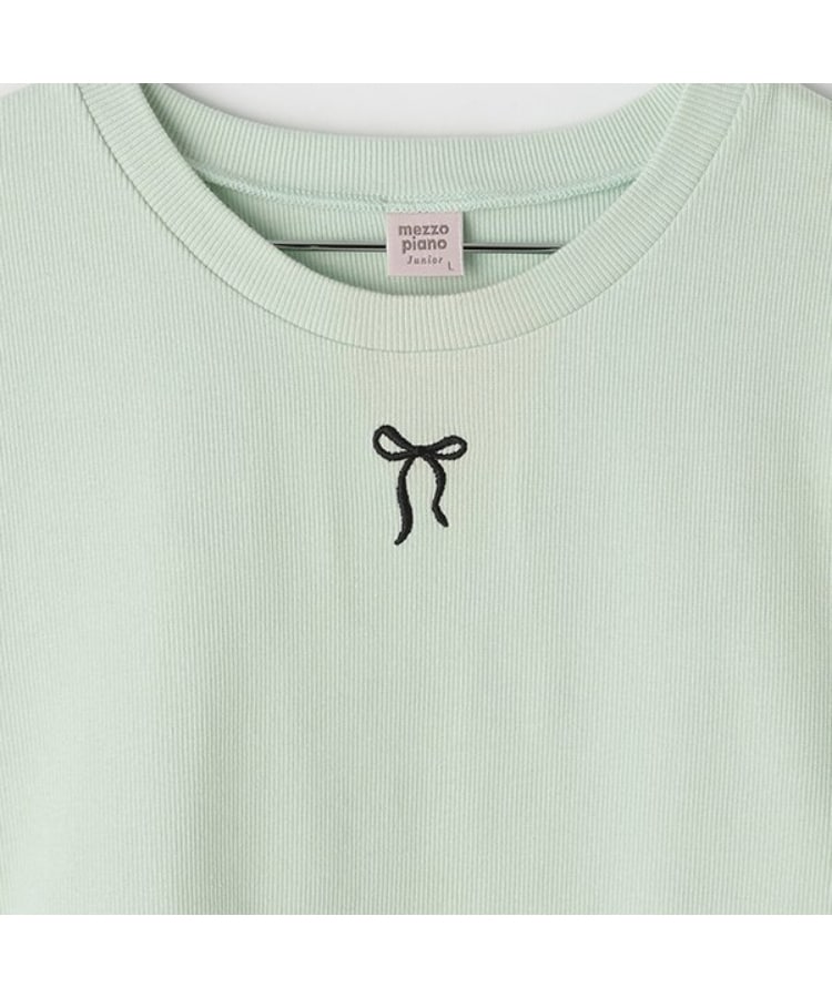 メゾピアノジュニア(mezzo piano junior)のシアーシャツ＆リブTシャツセット7