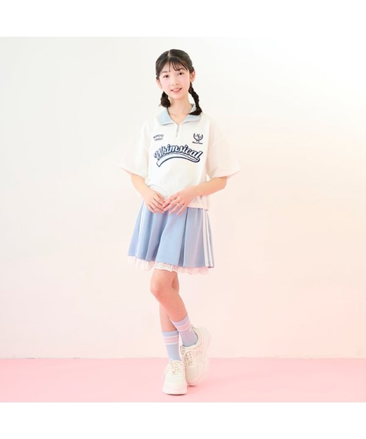 メゾピアノジュニア(mezzo piano junior)のラインリブソックス7