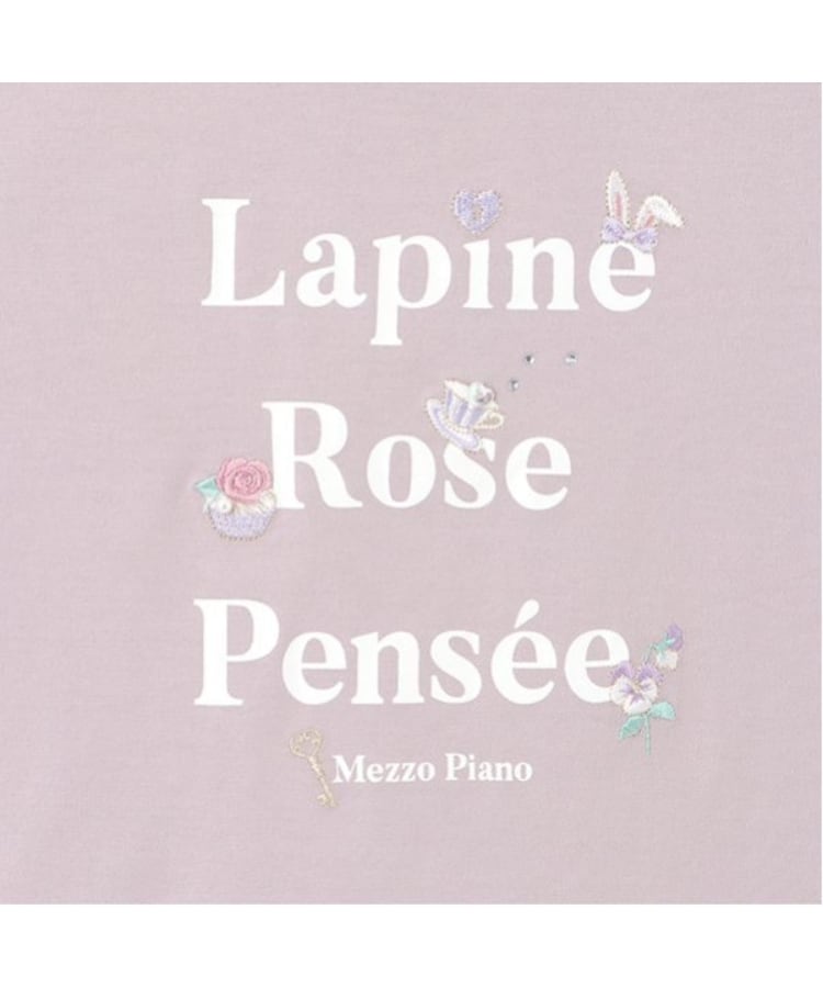 メゾピアノジュニア(mezzo piano junior)の【人気商品再入荷】【直営店で取り扱い無し】ガーリーロゴ半袖Ｔシャツ3