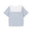 メゾピアノジュニア(mezzo piano junior)の【人気商品再入荷】【直営店で取り扱い無し】3WAY レースセーラーＴシャツ1