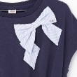 メゾピアノジュニア(mezzo piano junior)の【人気商品再入荷】【直営店で取り扱い無し】リボンドッキングワンピース4