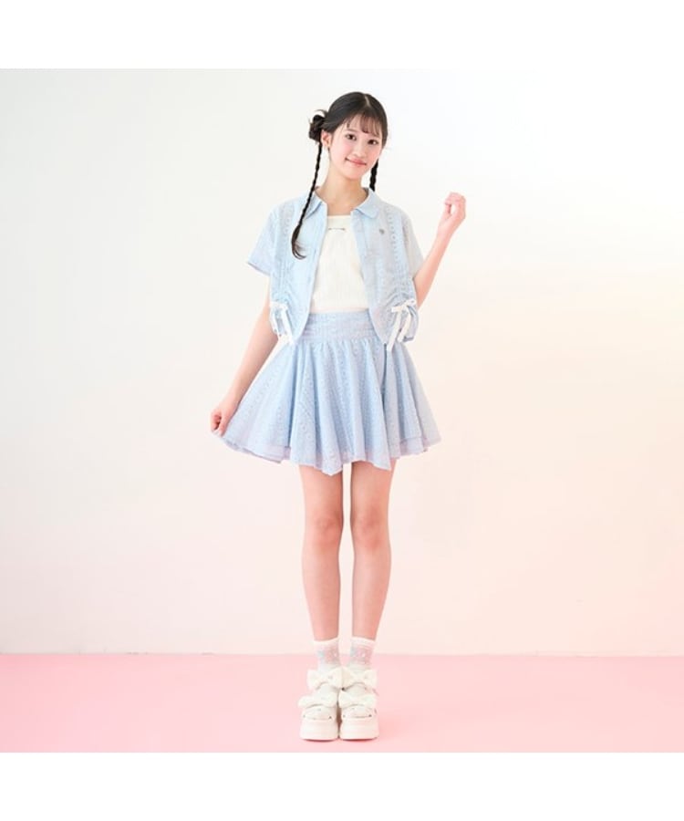 メゾピアノジュニア(mezzo piano junior)のシアーシェルソックス9
