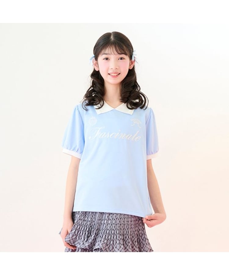 メゾピアノジュニア(mezzo piano junior)の【UVカット・接触冷感】衿つきトップス11