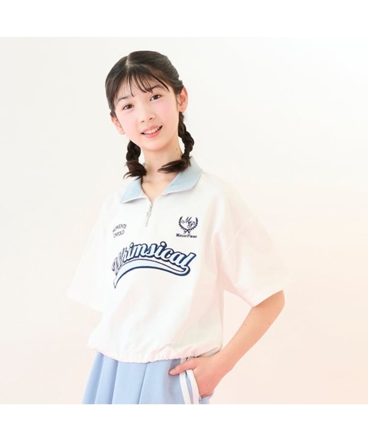 メゾピアノジュニア(mezzo piano junior)のハーフジップTシャツ13