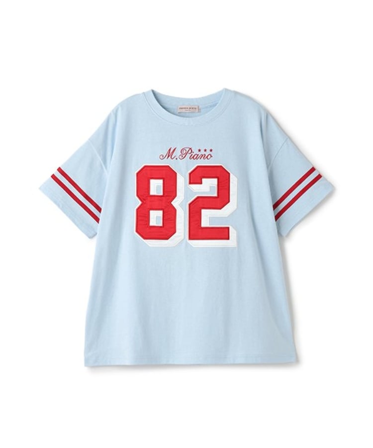 メゾピアノジュニア(mezzo piano junior)のナンバリングTシャツ9