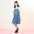 メゾピアノジュニア(mezzo piano junior)の【接触冷感】サイドスリットレースアップジャンスカセット18