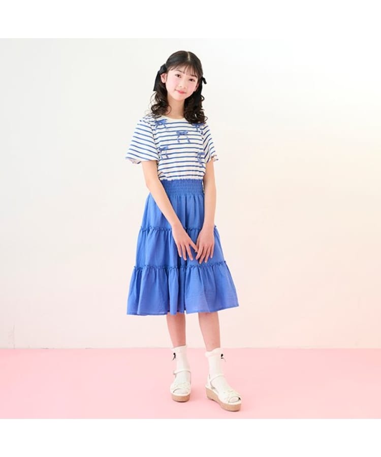 リボン&ティアードドッキングワンピース(その他) | mezzo リボン&ティアードドッキングワンピース(その他) | mezzo