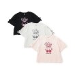 メゾピアノジュニア(mezzo piano junior)の【Cuugal掲載】【接触冷感】袖レースアップリボンチェリーTシャツ10