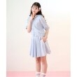 メゾピアノジュニア(mezzo piano junior)の【ニコ☆プチ掲載】ラメミニ裏毛ジップパーカ＆フレアスカパンセットアップ16