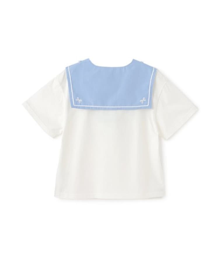 メゾピアノジュニア(mezzo piano junior)の【接触冷感】3WAYセーラーTシャツ1