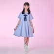 メゾピアノジュニア(mezzo piano junior)の【接触冷感】リボンつきセーラーワンピース ブルー(192)