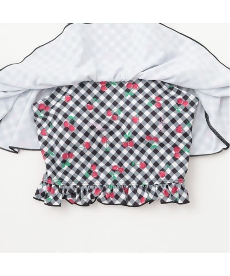 メゾピアノジュニア(mezzo piano junior)の【SWIM】チェリー柄フリル swim wear(2WAY)7