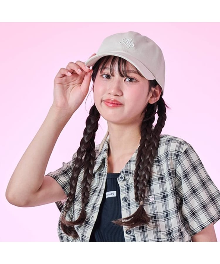 メゾピアノジュニア(mezzo piano junior)の【UVカット・遮熱・冷感】後ろリボンキャップ20