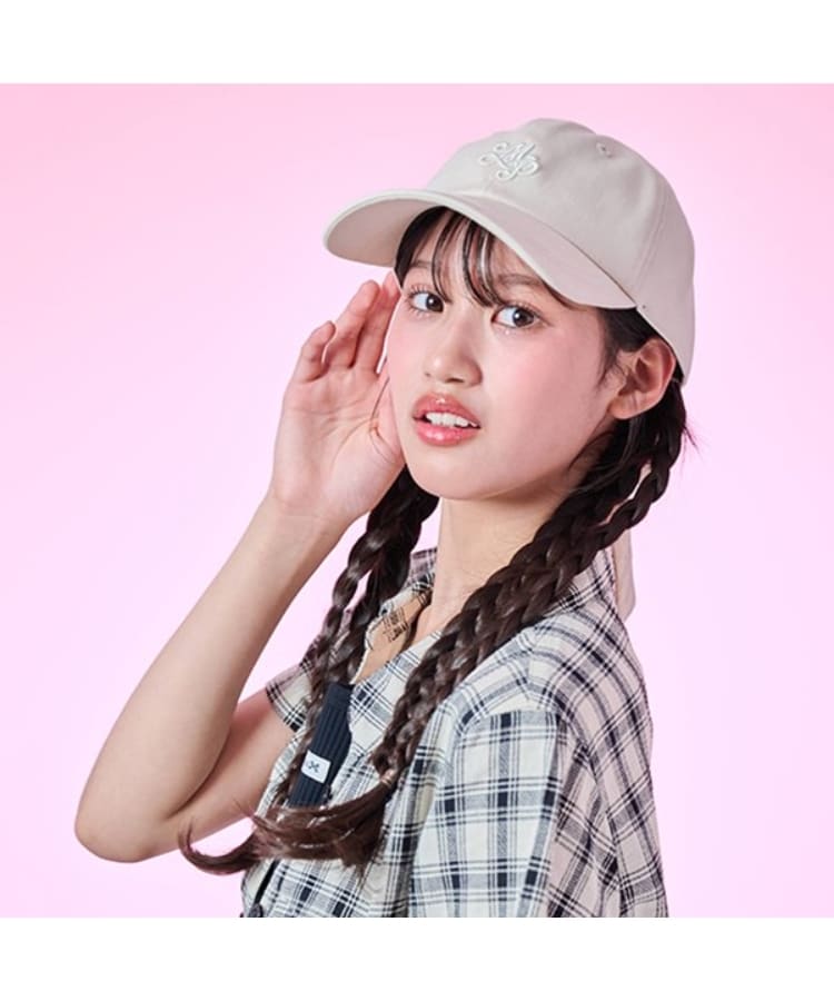 メゾピアノジュニア(mezzo piano junior)の【UVカット・遮熱・冷感】後ろリボンキャップ21
