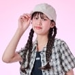 メゾピアノジュニア(mezzo piano junior)の【UVカット・遮熱・冷感】後ろリボンキャップ20