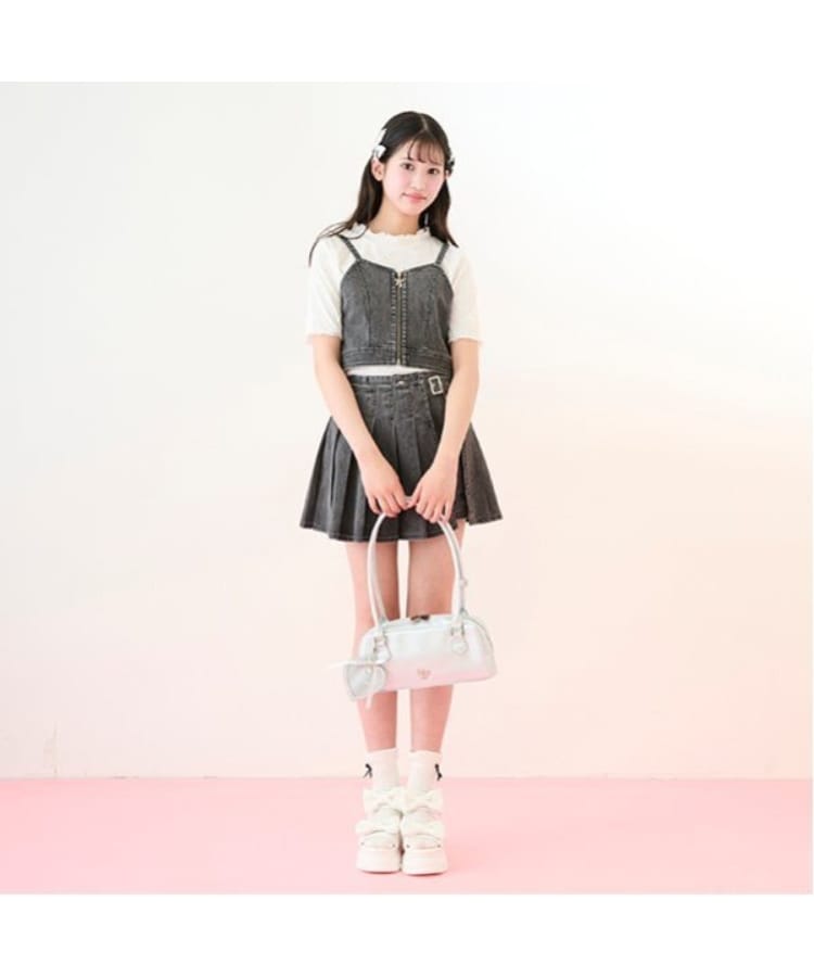 メゾピアノジュニア(mezzo piano junior)の【Cuugal掲載】ラッププリーツショートパンツ（2WAY)14