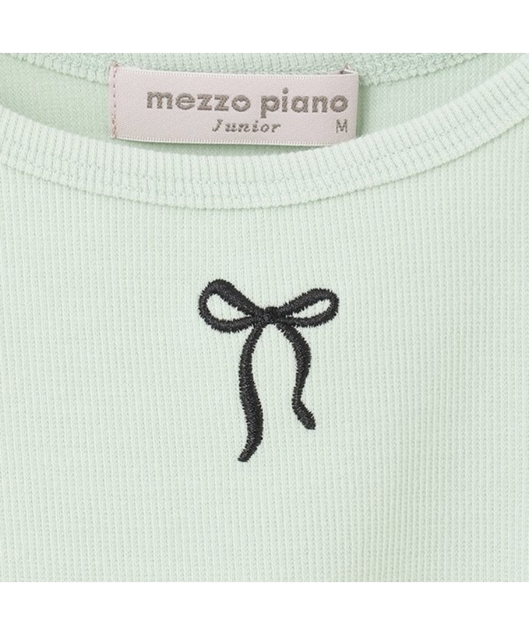 メゾピアノジュニア(mezzo piano junior)のシアーシャツ＆リブタンクトップセット10