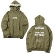 グラソス(GLAZOS)の【毛玉になりにくいしっかり素材】フードプリントプルオーバーパーカー8